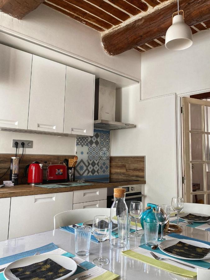 Escapade A Sanary, Au Coeur Du Village, 200M Du Port,Clim,Wifi,Parking Eksteriør bilde