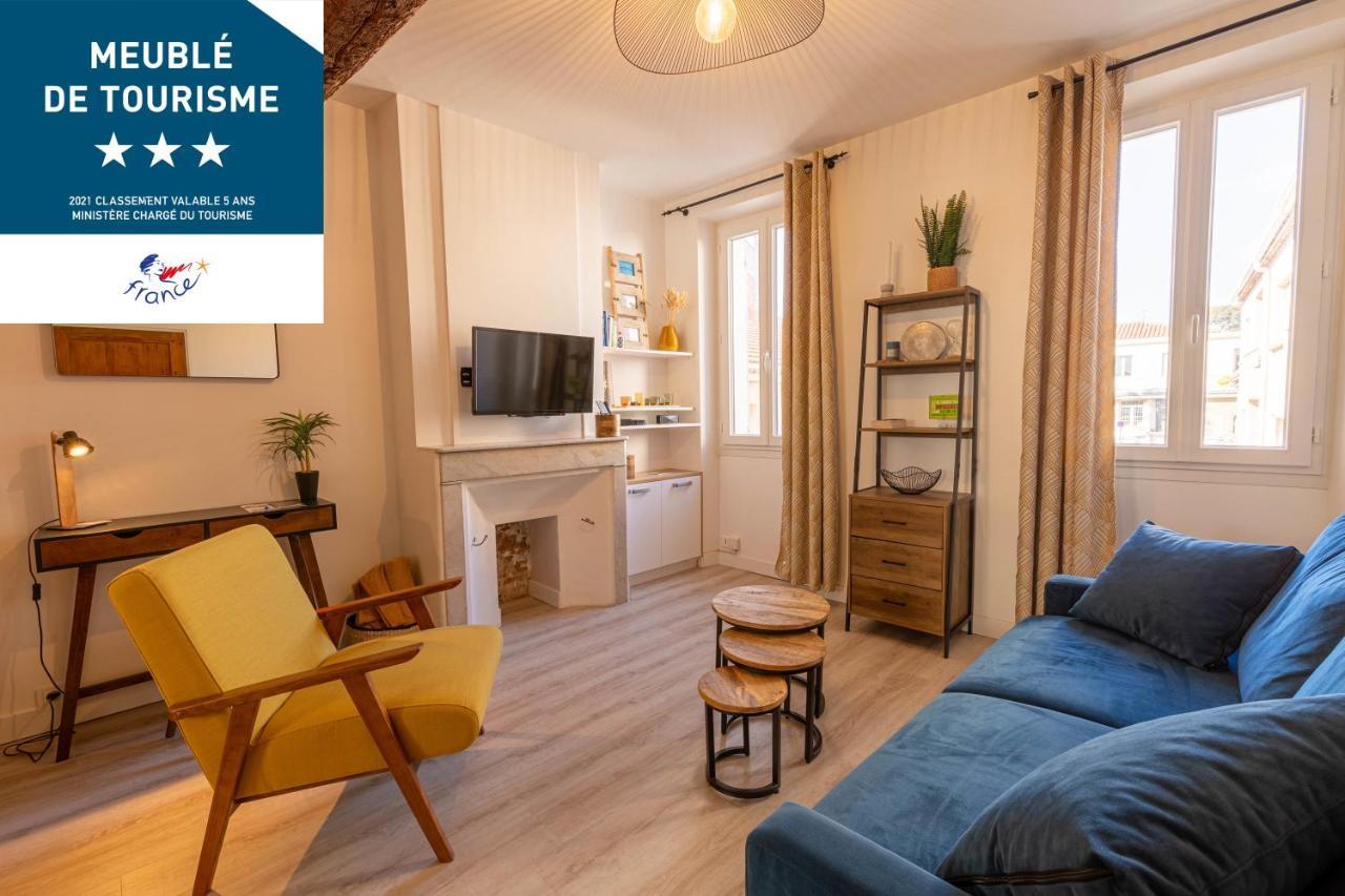 Escapade A Sanary, Au Coeur Du Village, 200M Du Port,Clim,Wifi,Parking Eksteriør bilde